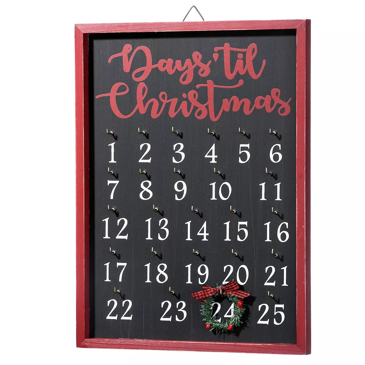 National Tree Company Christmas Countdown Framed Wall Decor | Kohl's