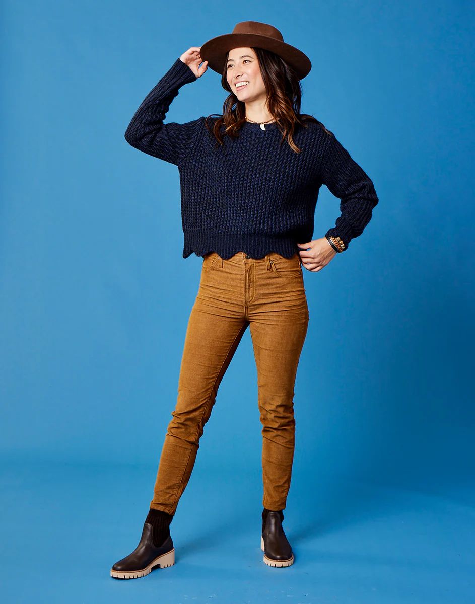 Groton Sweater: Navy Heather | Carve Designs
