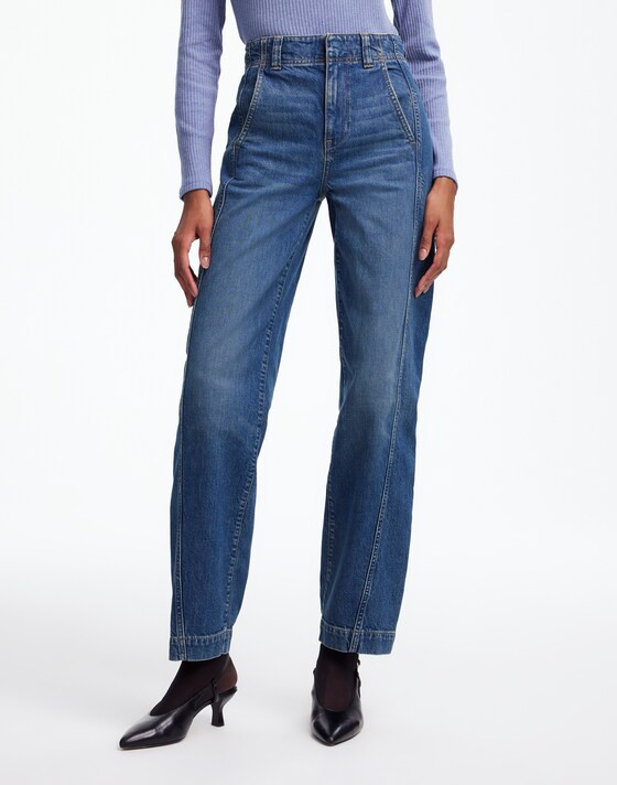 Tapered Denim Trousers | Madewell | Madewell