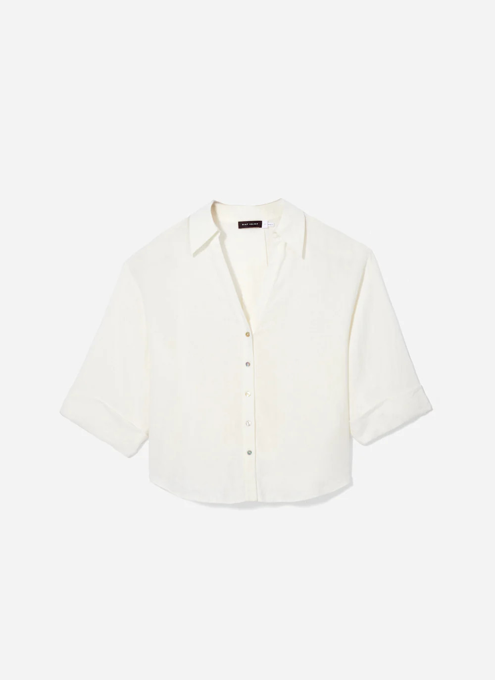 White Linen Resort Shirt | Mint Velvet