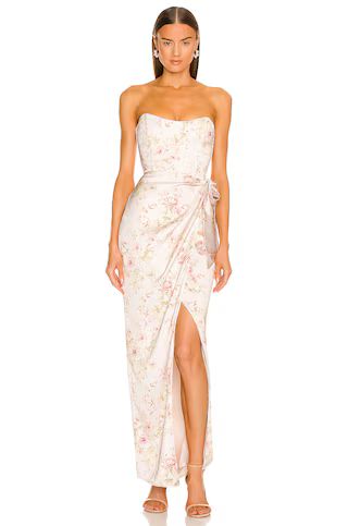 V. Chapman x REVOLVE June Dress in Pink Rose Print from Revolve.com | Revolve Clothing (Global)