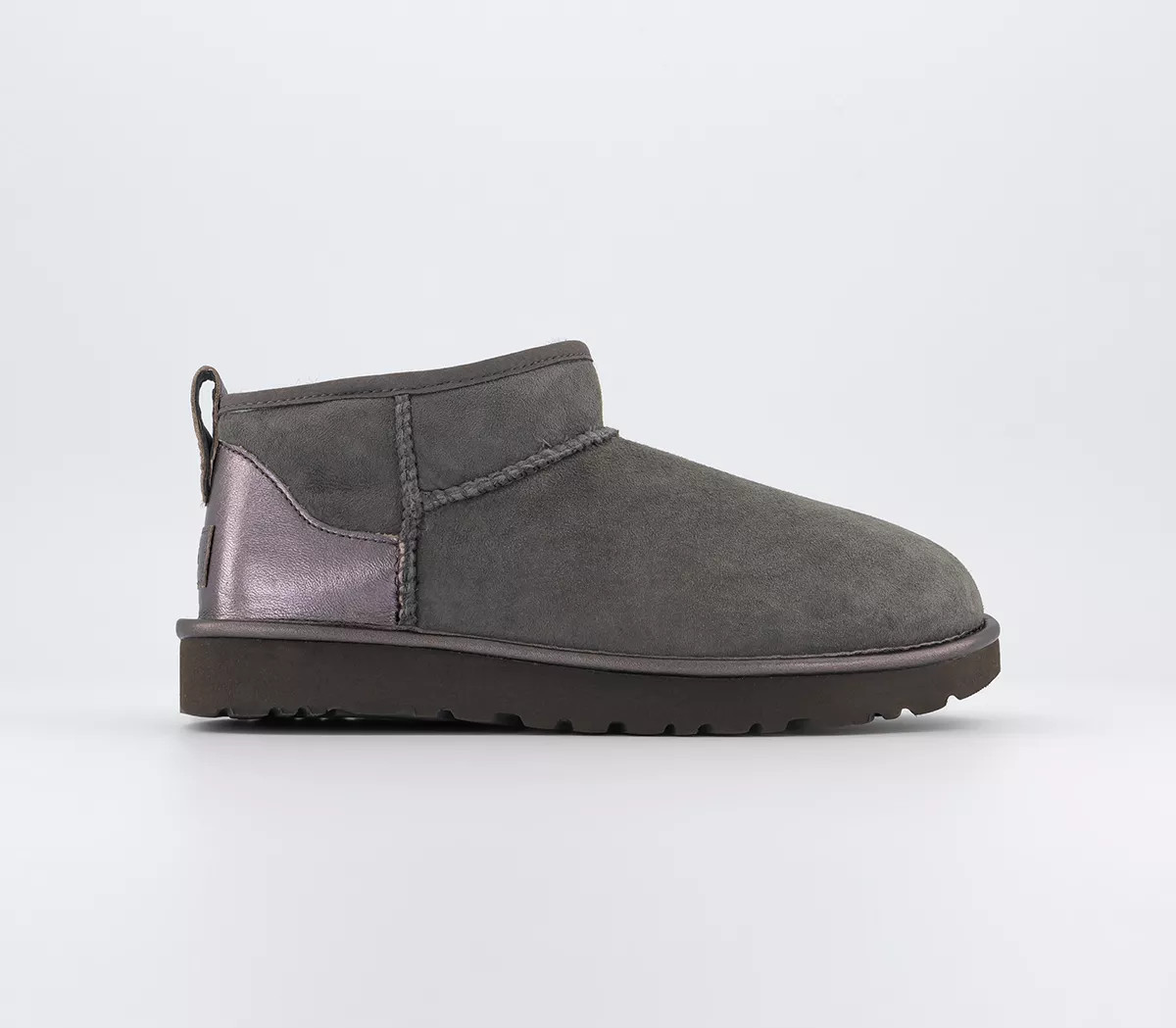 UGG
								Classic Ultra Mini Boots 
								Charcoal | OFFICE London (UK)