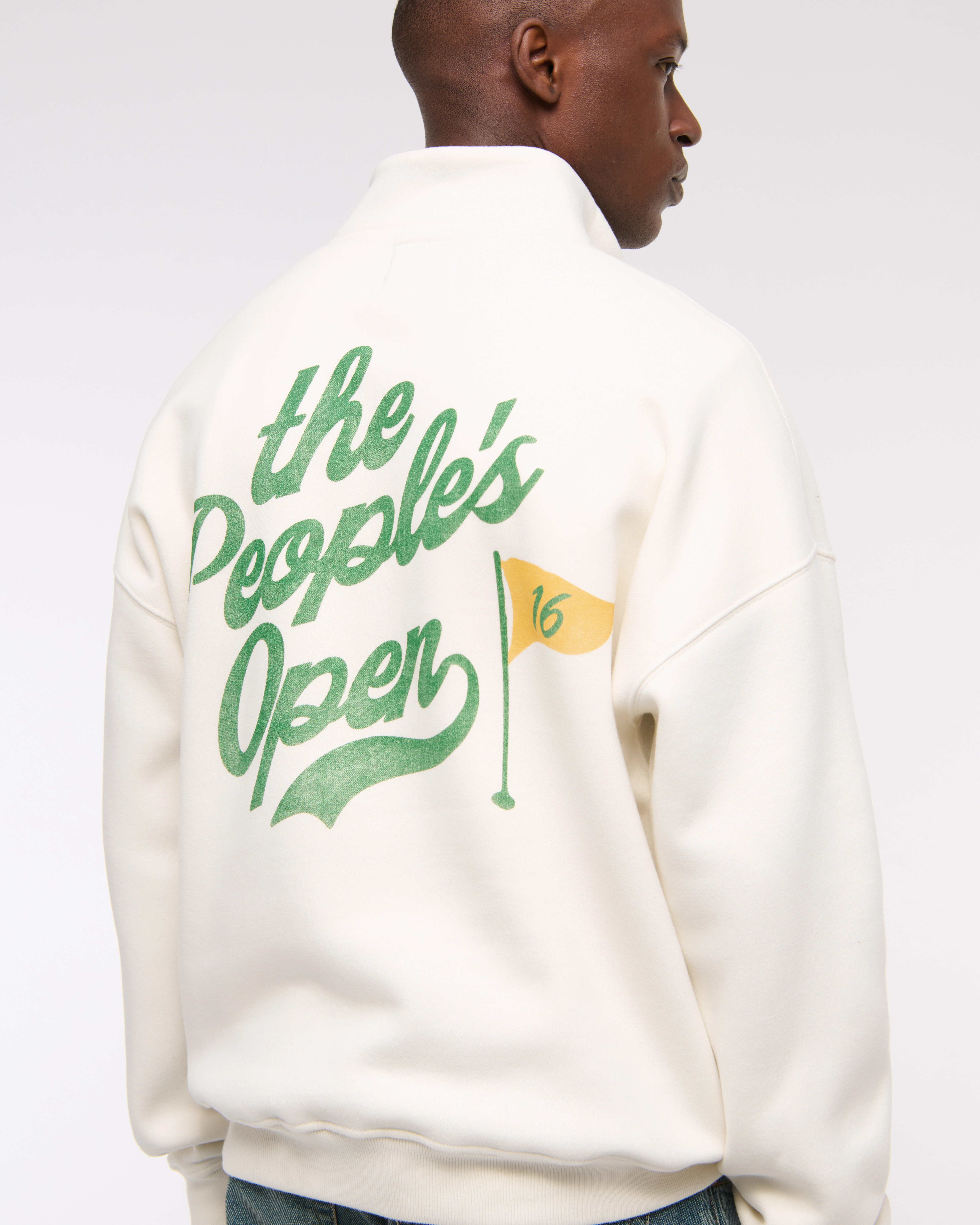 PGA Phoenix Open Graphic Half-Zip Sweatshirt | Abercrombie & Fitch (US)