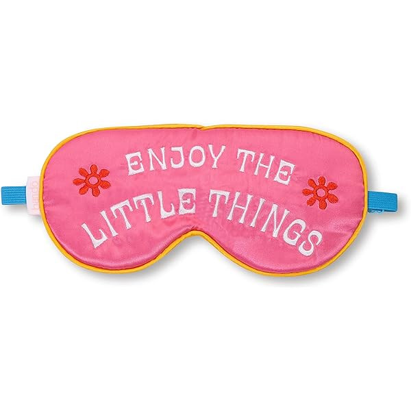 ban.do Getaway Eye Mask, Padded Silk Mask, Sleeping Mask for Home or Airplane, Enjoy The Little T... | Amazon (US)