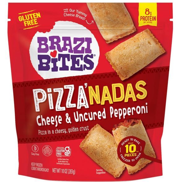 Brazi Bites Gluten Free Frozen Pizza'nadas - 10oz | Target
