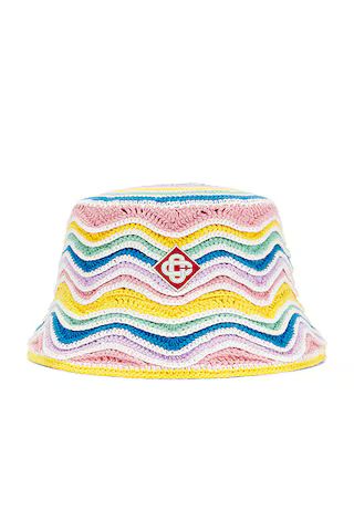 Casablanca Crochet Hat in Gradient Wave | FWRD | FWRD 
