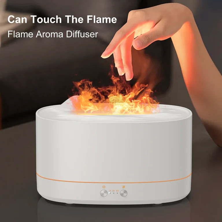 VAVSEA Essential Oil Diffuser, 7 Color Flame Diffuser Humidifier, Time Setting for Home, Room, Wh... | Walmart (US)