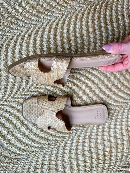 Really cute sandals from Target in a fun raffia material. These run pretty TTS but go down 1/2 a size if you’re on the fence.

#LTKfindsunder50 #LTKshoecrush #LTKSeasonal