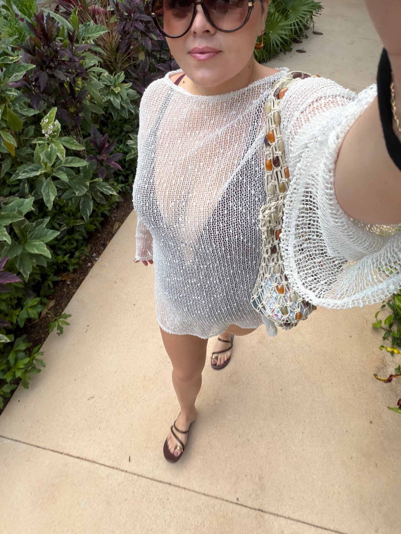 Beach vacation pool outfit 

Love this swimsuit so much - it’s tummy control! Wearing xl