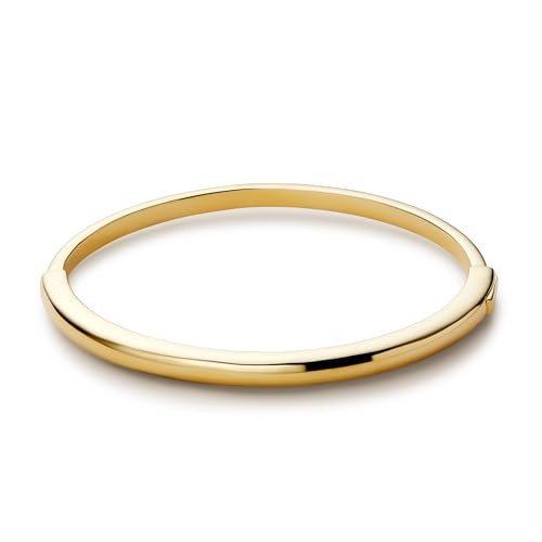 Ana Luisa Gold Bangle Bracelet - Brynley 14K Gold Plated Bangle - Water-Resistant & Tarnish-Free Bracelet - Gold Circle Bracelet - Bangle Bracelets for Women - Women's Bracelets | Amazon (US)