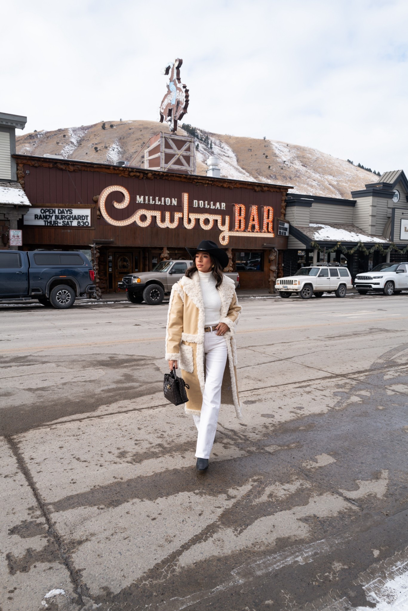 Winter trip outfit! Wearing size small coat, xs sweater and size 26 long jeans (pre-bump) 

Winter outfit 
Winter fashion
Mountain town outfit 
White jeans
Western outfit 
Aspen outfit 
Jackson hole outfit 

#LTKSeasonal