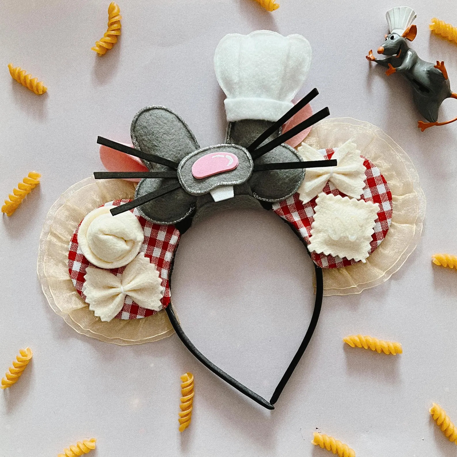 Ratatouille Mouse Ears Headband for kids, NO TARIFFS, giddyupandgrow | Etsy (Global)