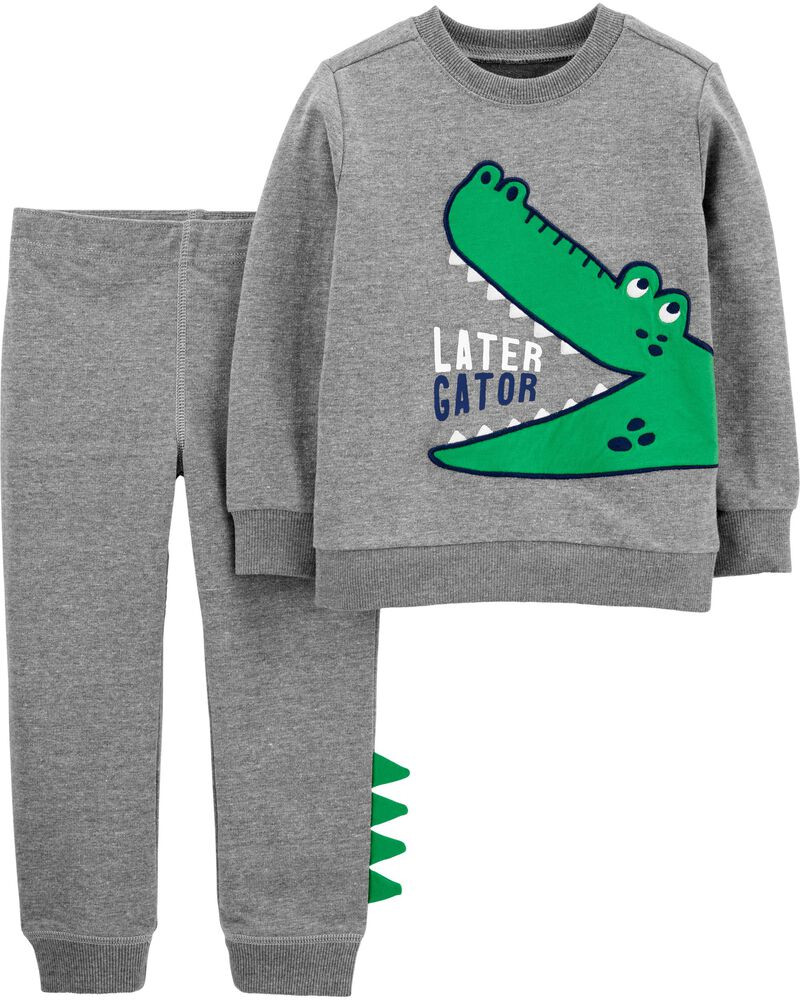 2-Piece Alligator Pullover & Jogger Set | Carter's