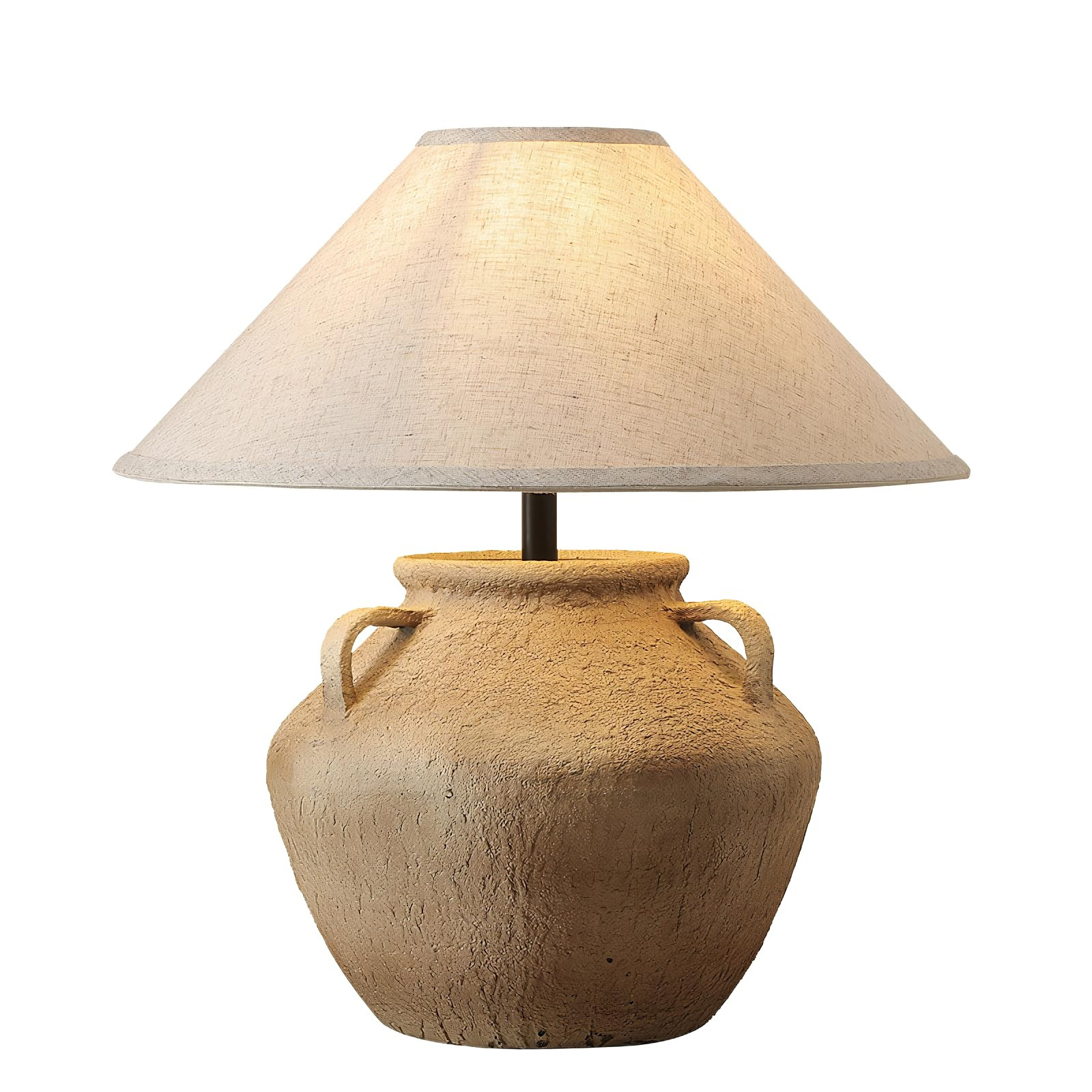 Farmhouse Rustic Table Lamps Rustic Southwestern Table Lamp with Fabric Lampshade Decor Bedside C... | Amazon (US)