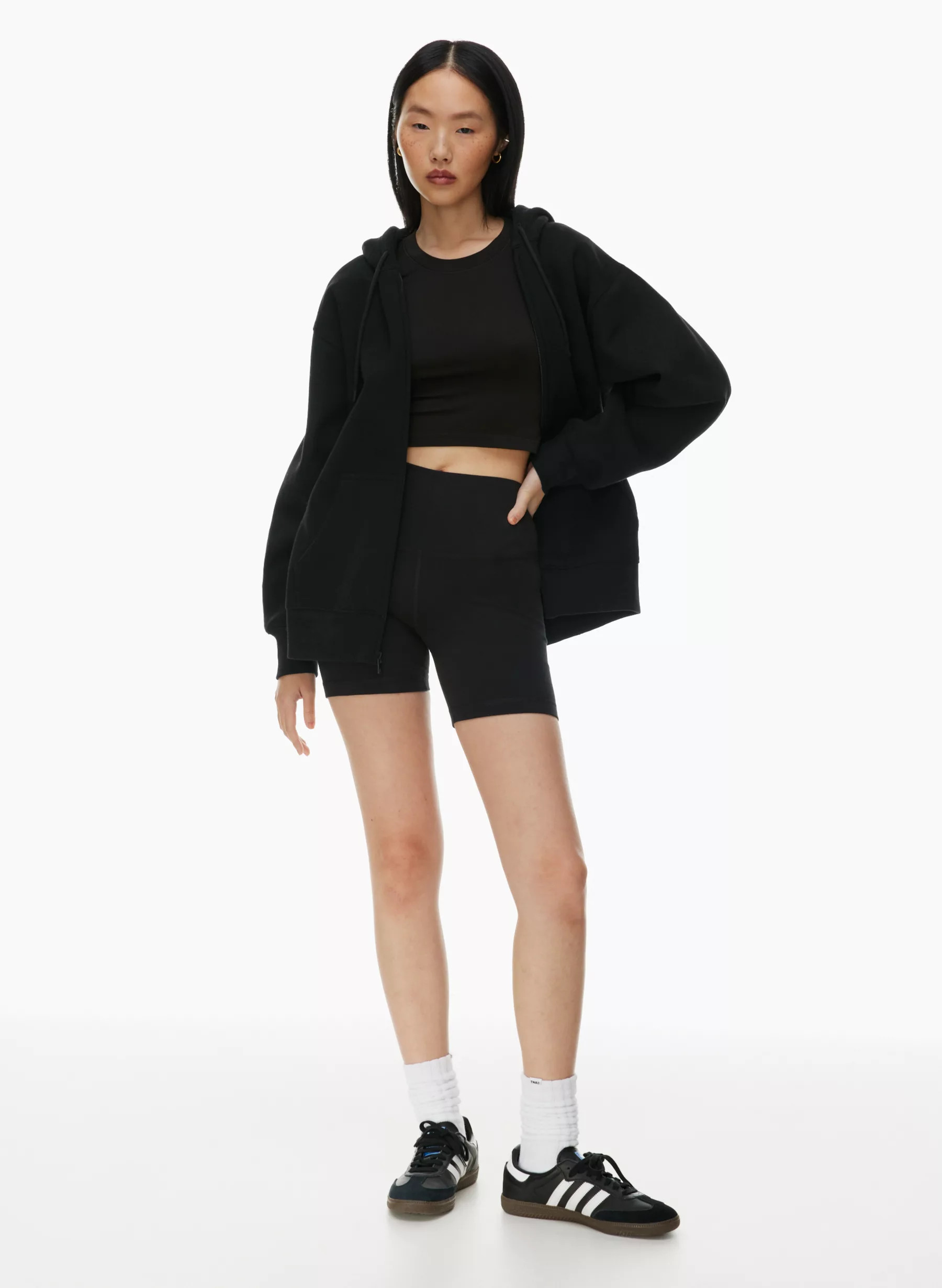COZY FLEECE BOYFRIEND ZIP HOODIE | Aritzia