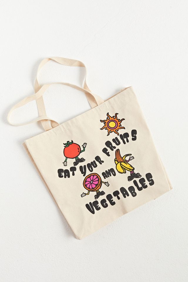 Altru Apparel Eat Your Fruits & Vegetables Tote Bag | Urban Outfitters (US and RoW)