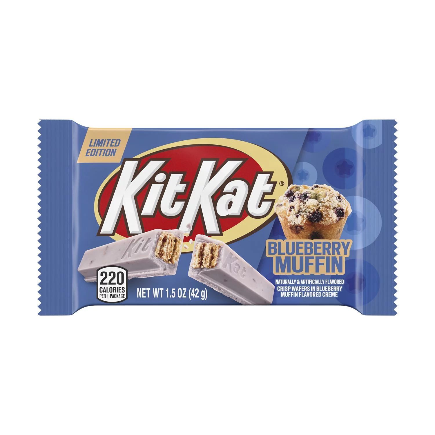 KIT KAT®, Blueberry Muffin Flavored Creme Wafer Candy, 1.5 oz, Bar | Walmart (US)