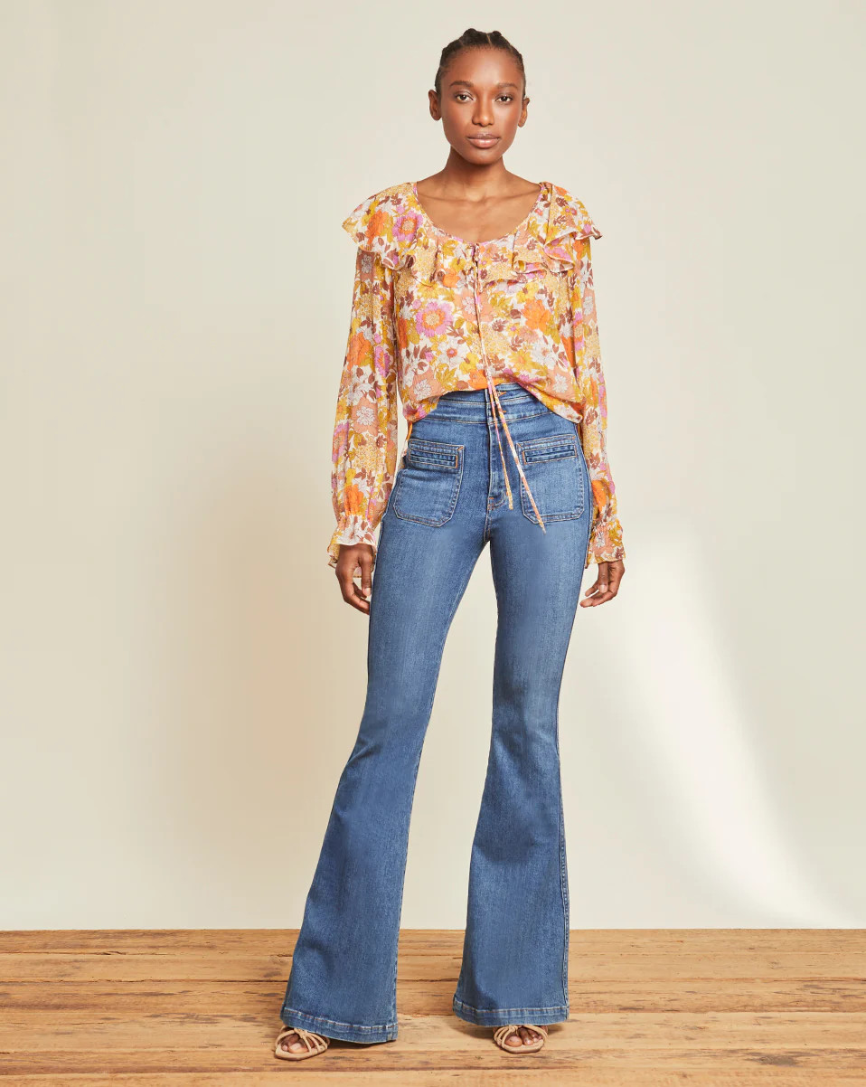 Sheridan Bell-Bottom Jean | Sun-Yoke | Veronica Beard
