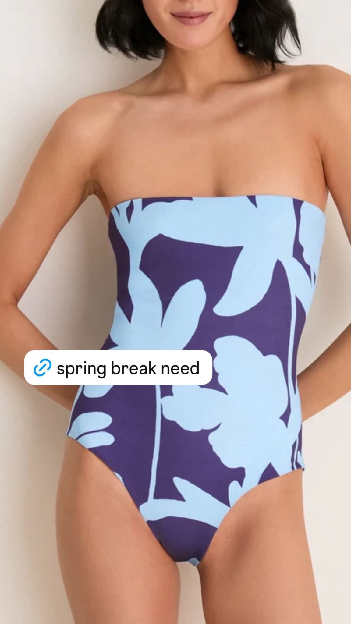This one is such a chic take on a classic one-piece… the strapless silhouette feels so clean and elevated, and the print is just the right mix of bold and refined. The fit is super flattering and sculpting with that smooth, hold-you-in fabric that still feels comfortable for all-day wear!

#LTKSeasonal #LTKSwim