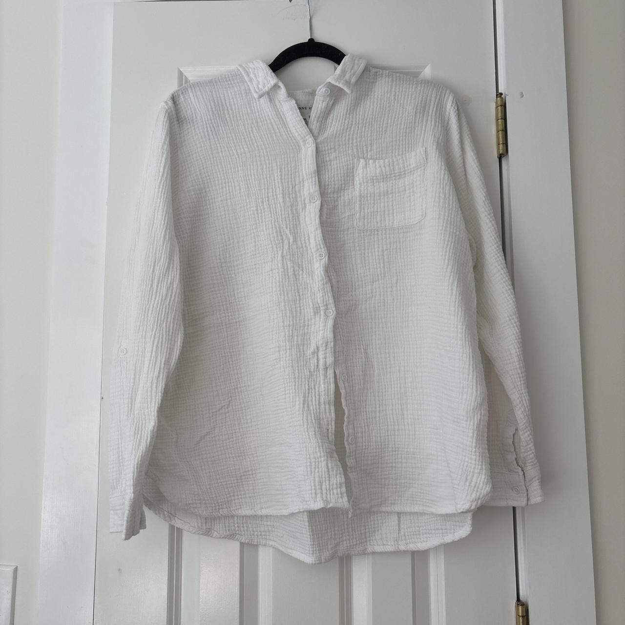Anne Klein Women's Blouse - White - XXL | Depop US