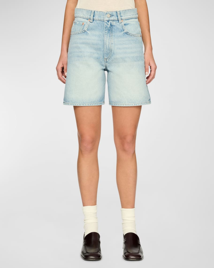 DL1961 Taylor Ultra High-Rise Denim Shorts | Neiman Marcus