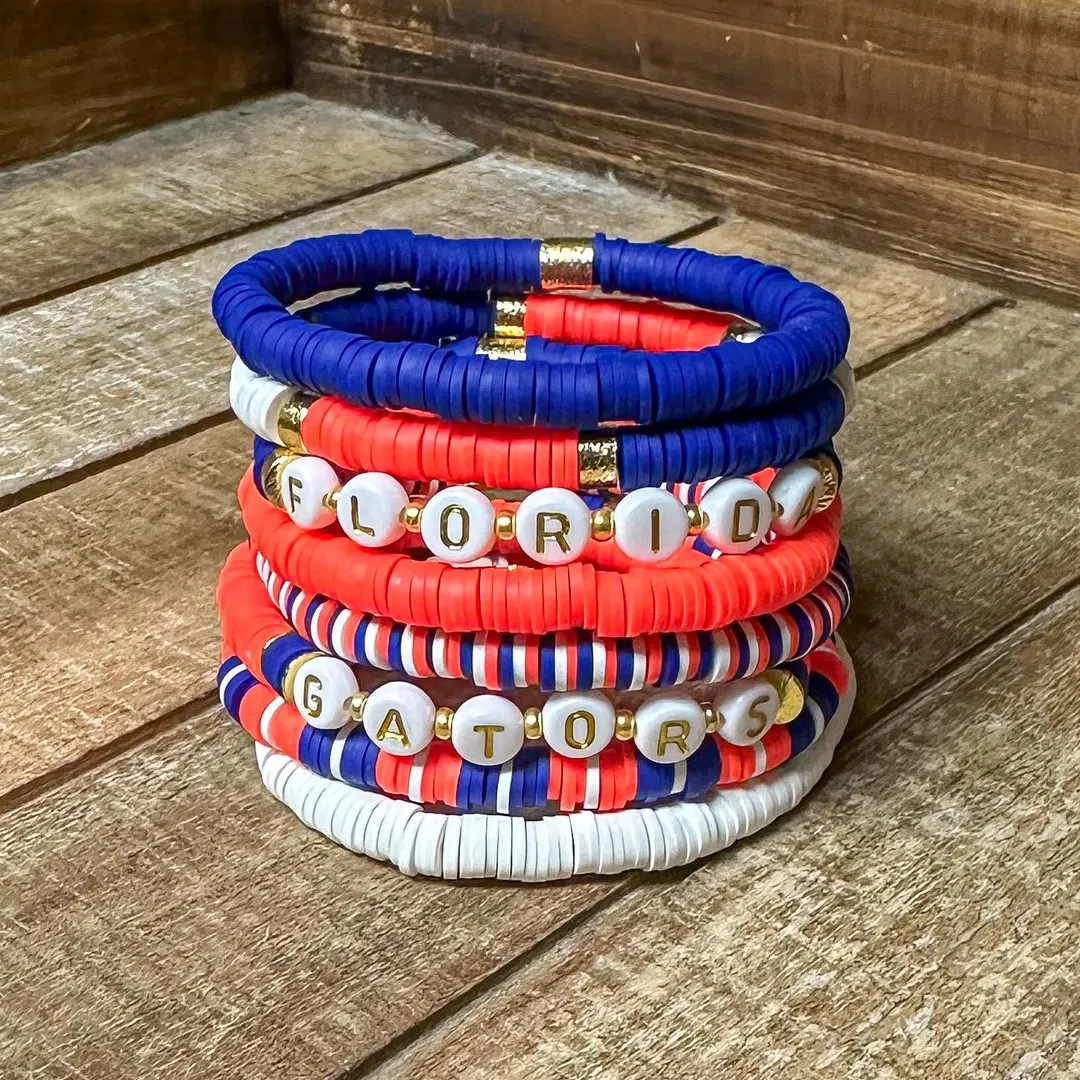 Florida Gators Game Day Bracelets - Etsy | Etsy (US)