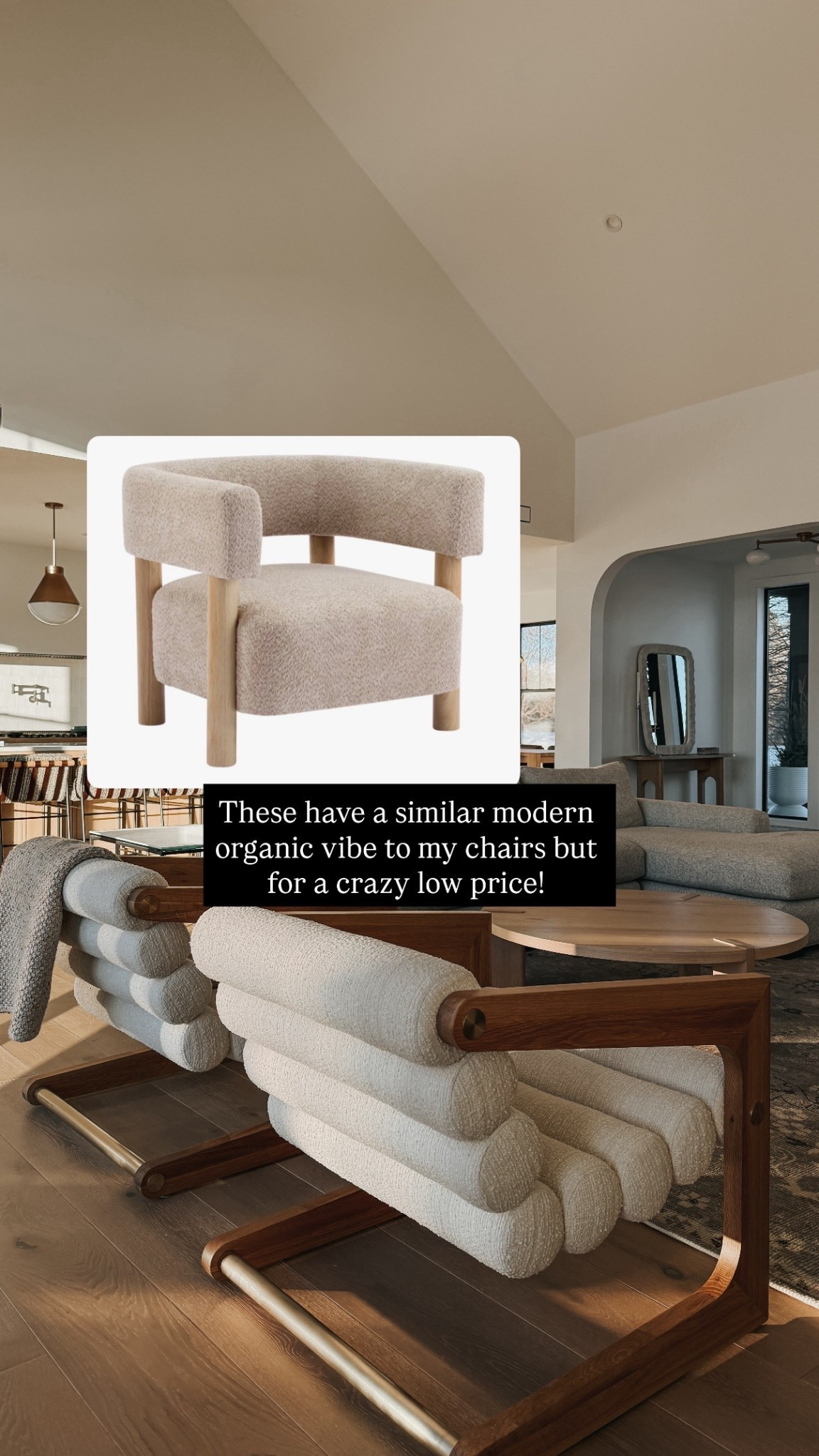 Similar vibe to my chairs for a super low price! 

#LTKHome #LTKSaleAlert