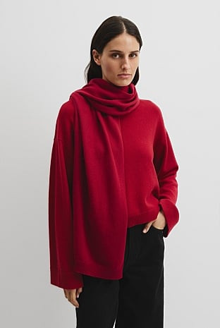 Scarf Detail Knit | Country Road