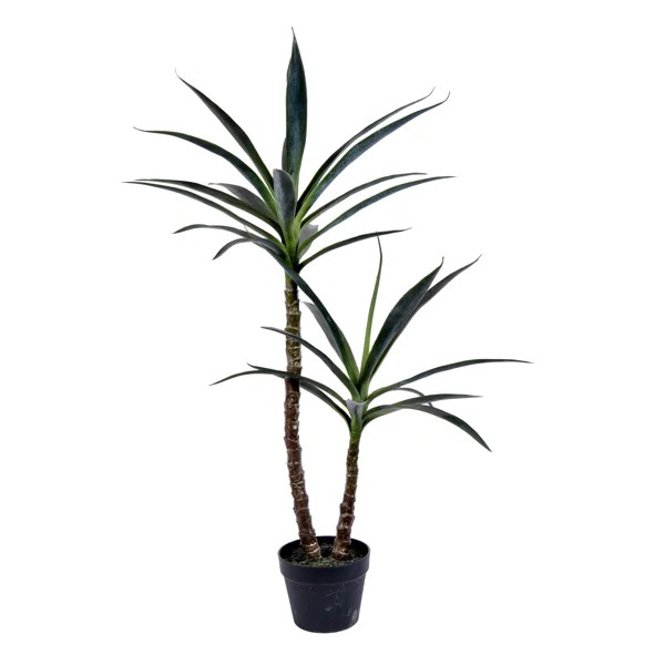 Artificial Yucca Tree in Pot | Wayfair North America