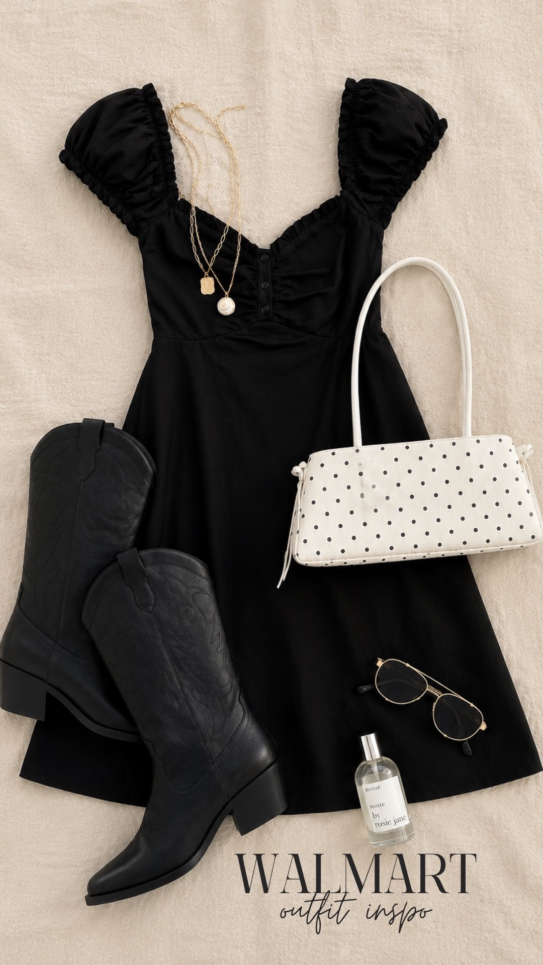 Walmart outfit inspo 🖤 these boots would be so cute for a summer concert outfit and are you kidding me with this new purse??

#LTKootd #LTKdayinmylife #LTKSeasonal