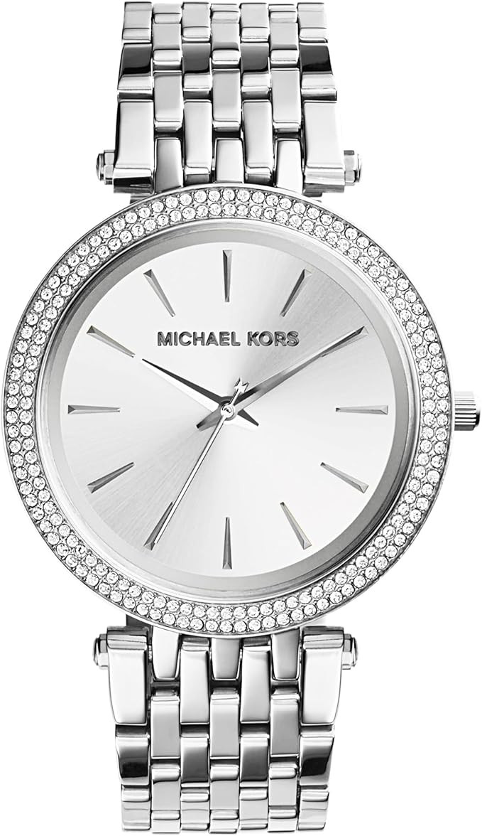 Michael Kors Darci Women's Watch, Stainless Steel and Pavé Crystal Watch for Women | Amazon (US)