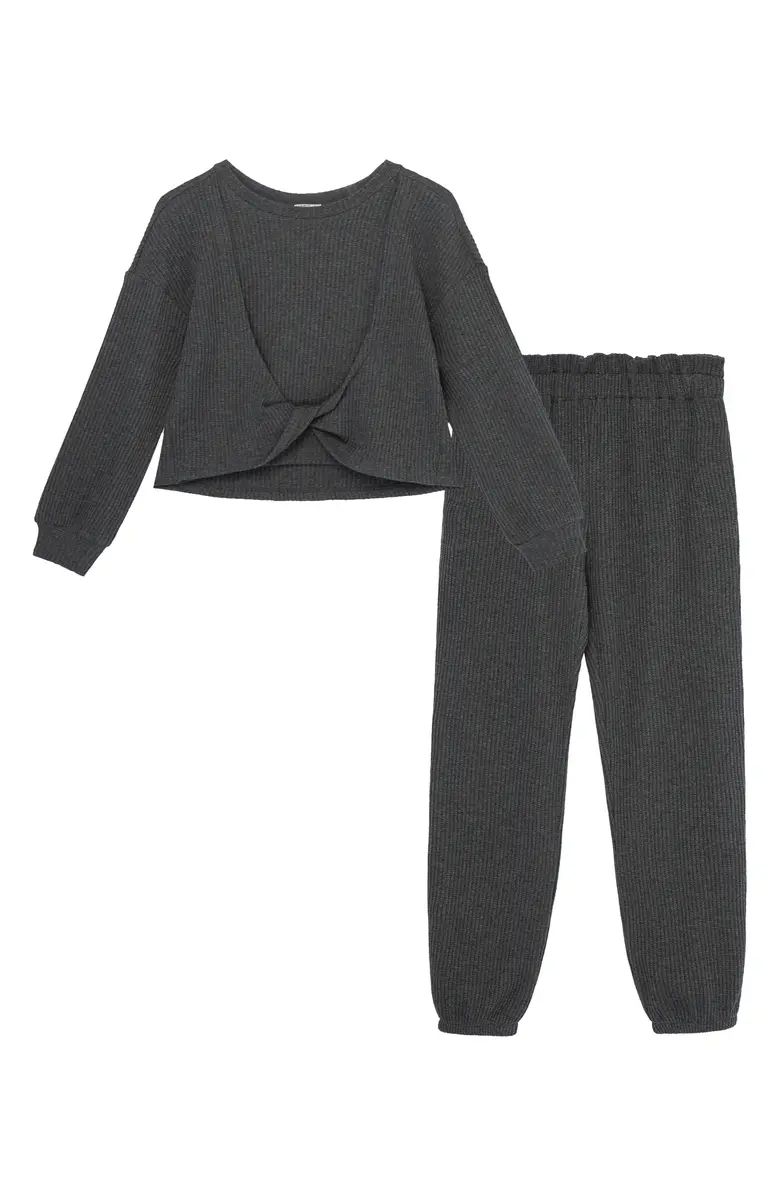 Kids' Stretch Cotton Sweater & Joggers Set | Nordstrom