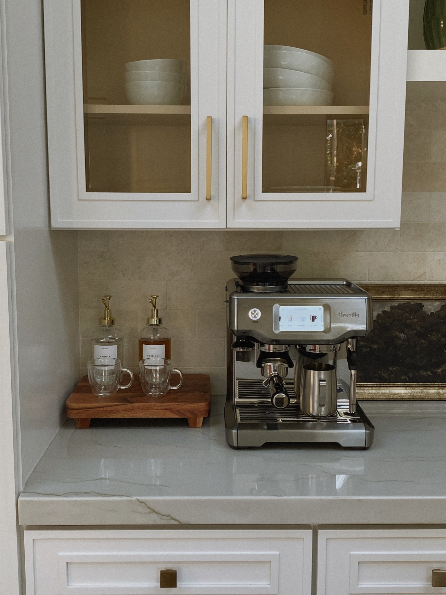 Coffee bar, coffee decor, home decor, chic home decor, espresso machine 

#LTKhome #LTKsalealert