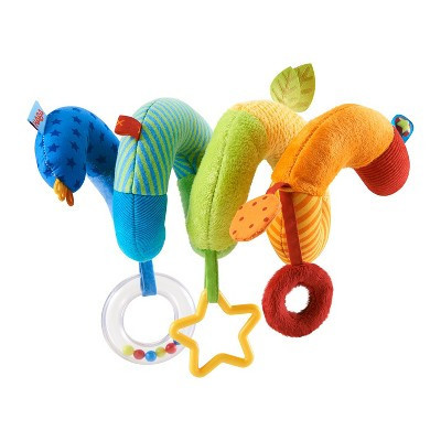 HABA Rainbow Activity Spiral Car Seat Toy and Stroller Toys for Baby 0-6 Months - Baby Travel Toy with Rattle Teething Element and Sensory Activities | Target