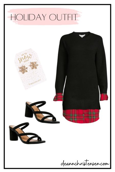 Holiday preppy outfit 🎄#walmartstyle #holidayoutfit #christmasoutfit #walmartfashion #walmart #christmasdress #causalstyle #casualoutfit 

#LTKstyletip #LTKSeasonal #LTKHoliday