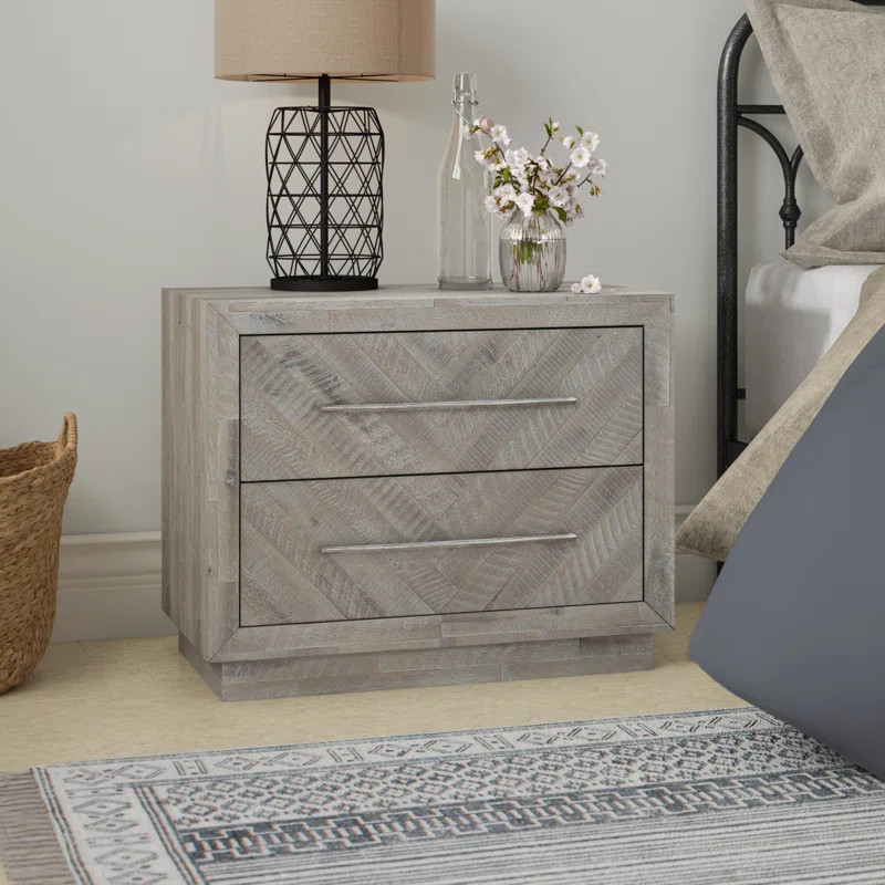 Whittier Solid + Manufactured Wood Nightstand | Wayfair North America