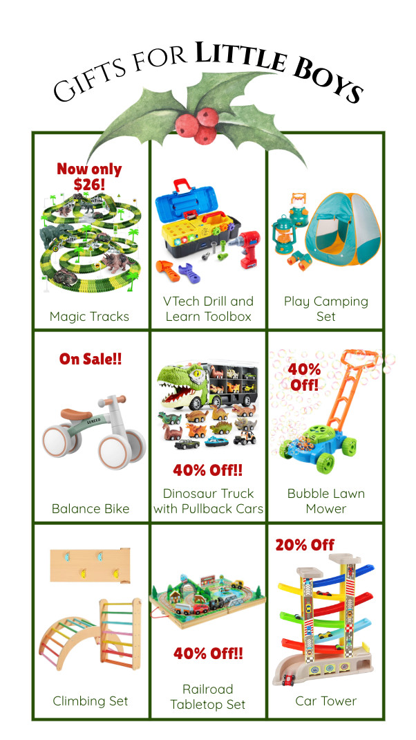 Gift Guide for the little boys! Tons of options that they'll go crazy over, plenty on sale!! 

 #LTKGiftGuide #LTKHoliday #LTKSaleAlert