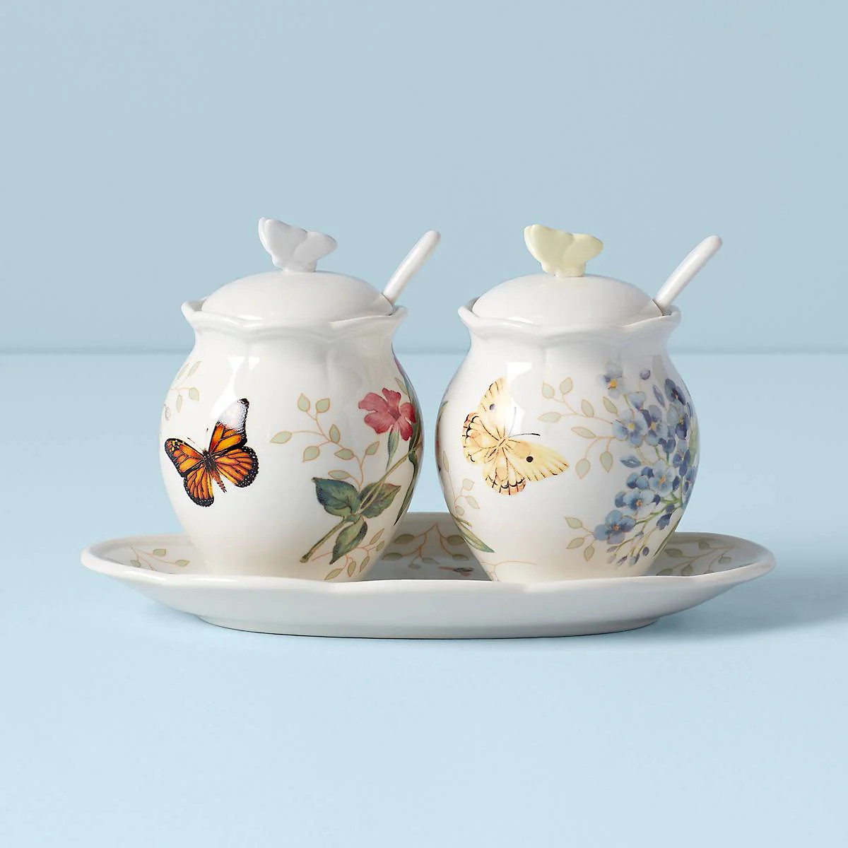 Butterfly Meadow 5-Piece Condiment Set | Lenox