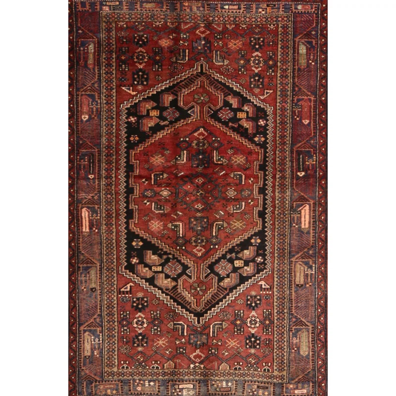 Igbunu Red/Black Rug | Wayfair North America