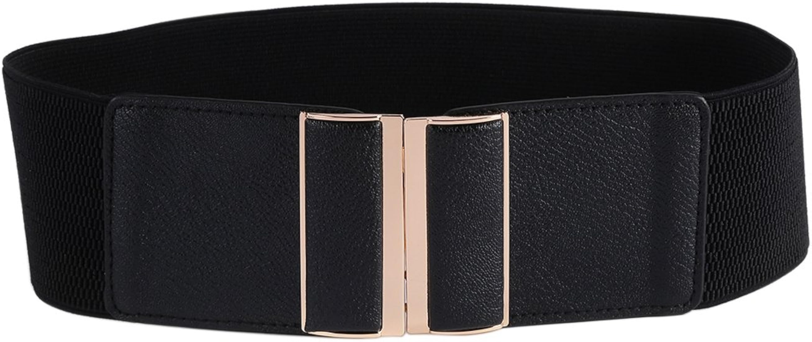 Beltox Womens 3" Wide Belt Elastic Stretch Cinch Waistband Lady Cummerband | Amazon (US)