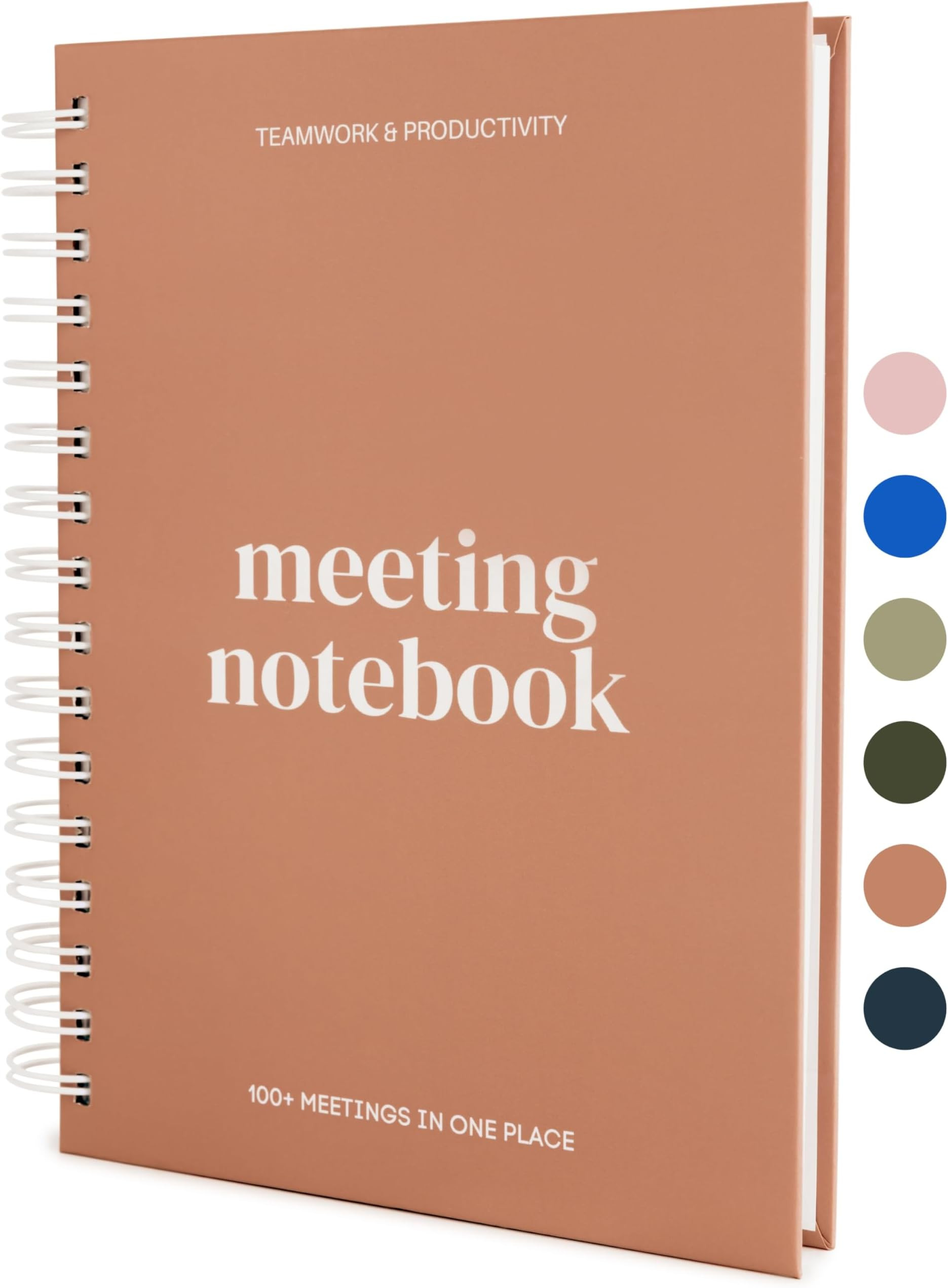 Lamare Meeting Notebook for Work Organization - 100+ Meetings Work Notebook For Note Taking - Mee... | Amazon (US)