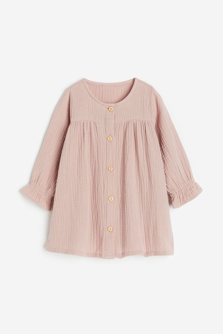 Long-sleeved Cotton Dress | H&M (US + CA)