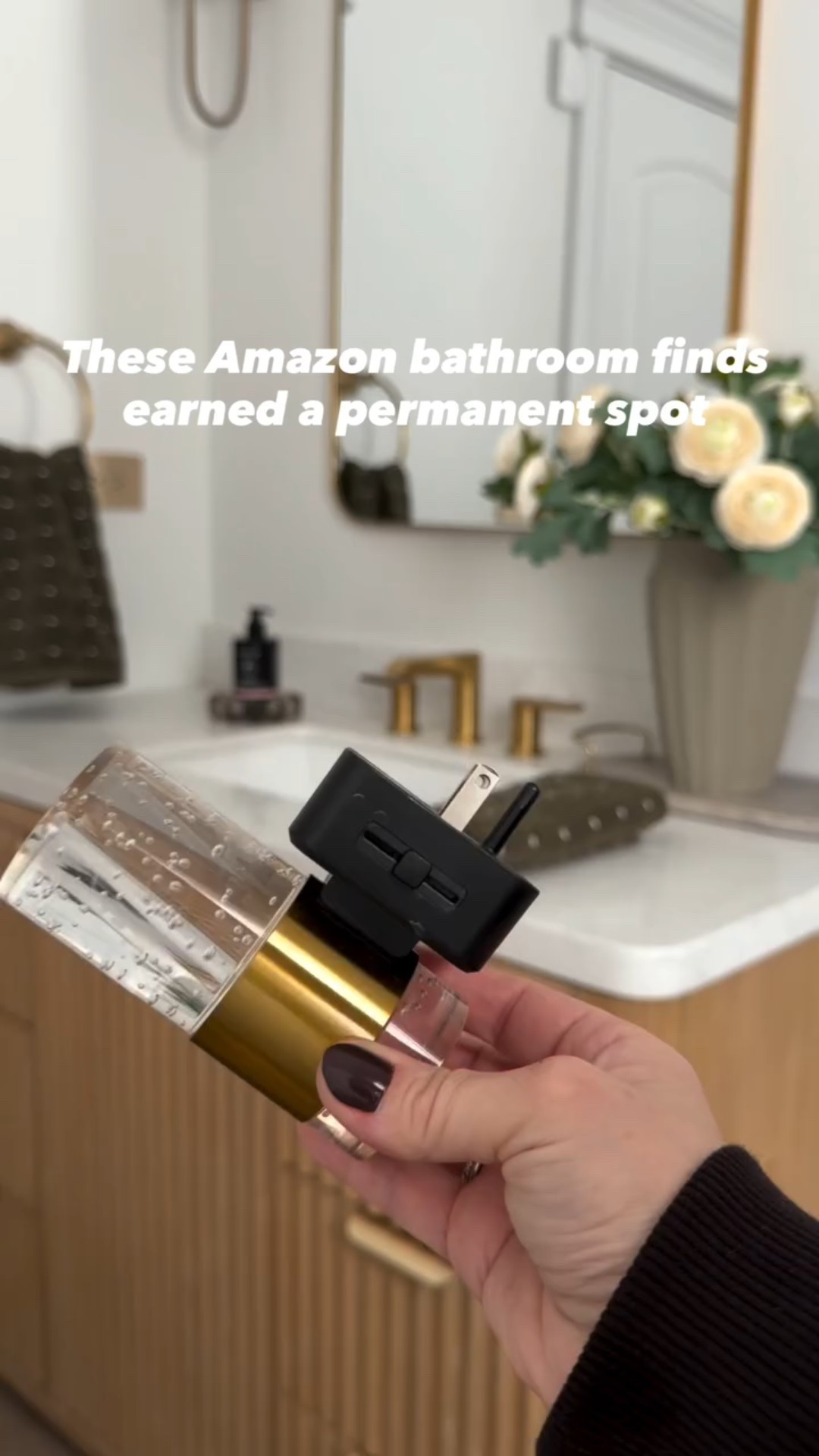 I don’t share Amazon finds unless they earn a permanent spot in my home. Comment “GLOW” for links to these! 

These bathroom upgrades are zero regret 🤍 
Save this for your next Amazon order.