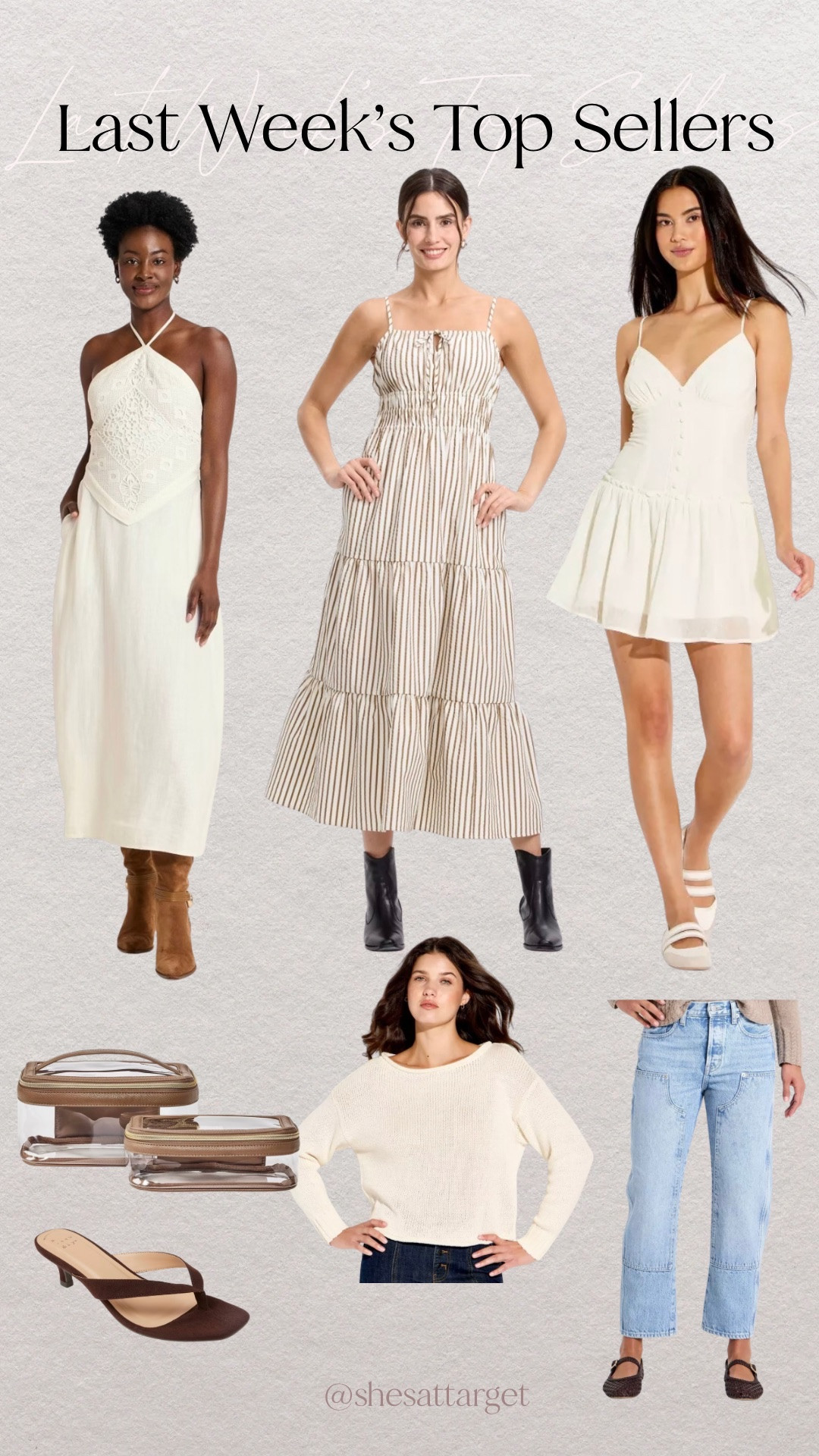 Last week’s Target top sellers! Including some cutie dresses and my favorite new jeans!

#LTKSeasonal #LTKootd