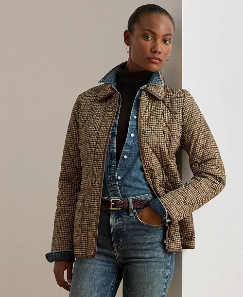 Women's Quilted Velboa-Lined Coat | Macy's