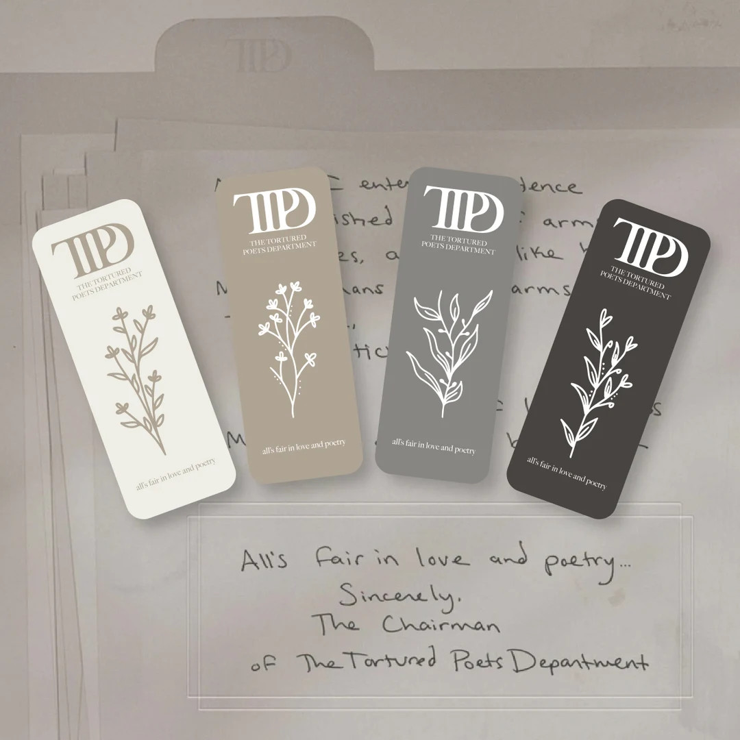 The Tortured Poets Department Bookmarks - Etsy | Etsy (US)