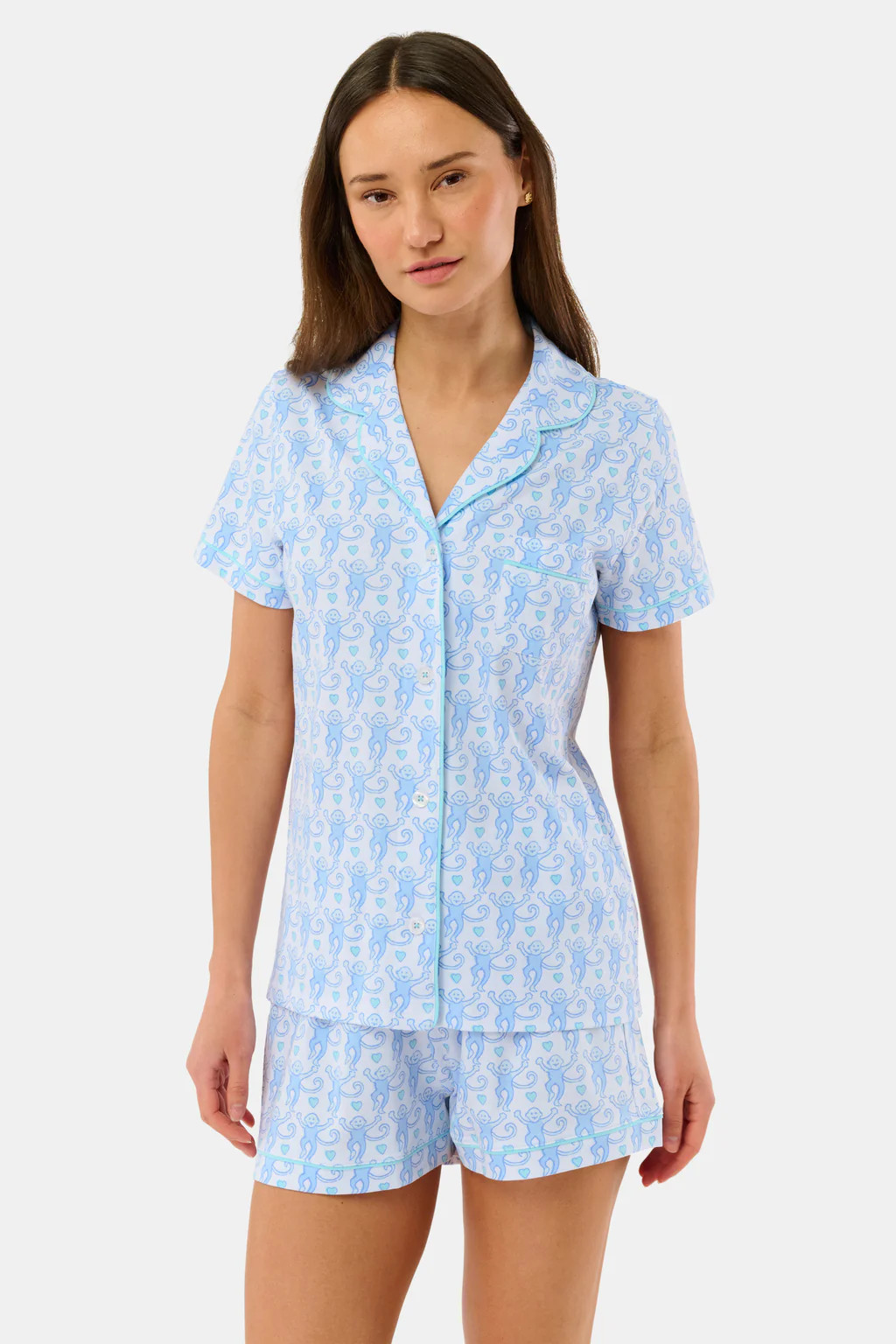 Lovely Monkey Polo Pajamas | Roller Rabbit