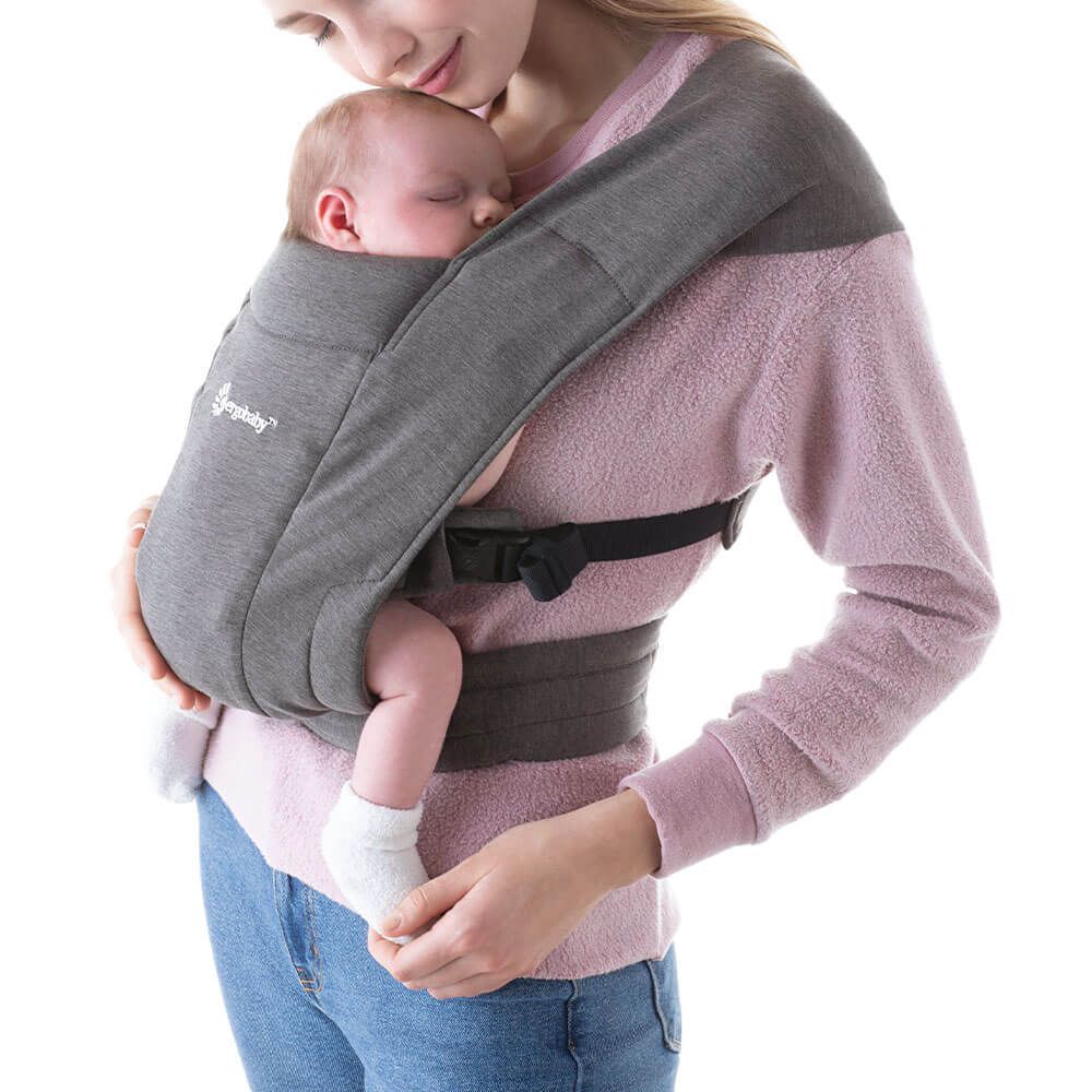 Embrace Newborn Carrier – Soft Knit: Heather Grey | Ergo Baby