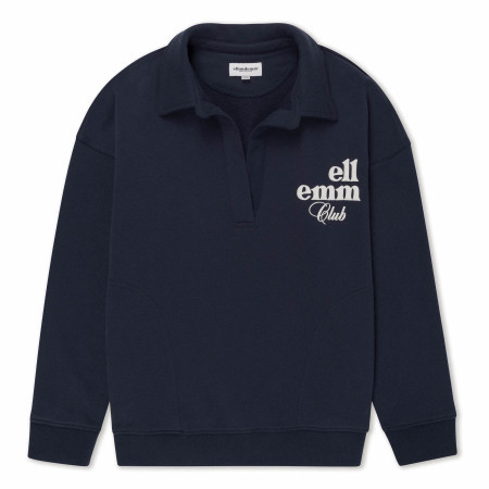 Vintage Club Pullover- Navy | EllandEmm
