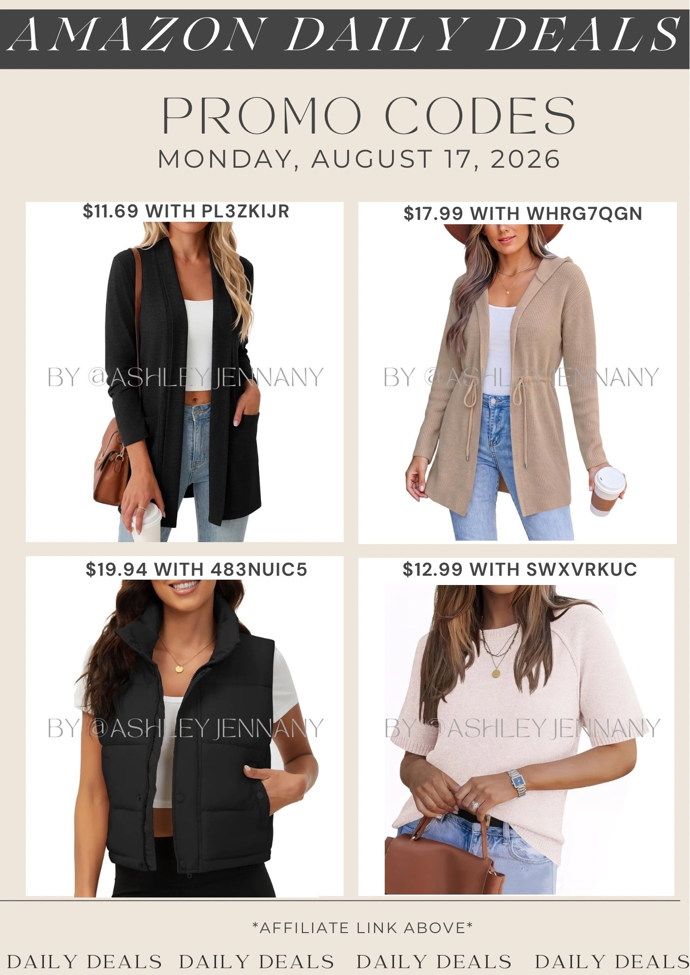 Amazon deals

#LTKSaleAlert #LTKMidsize #LTKSeasonal